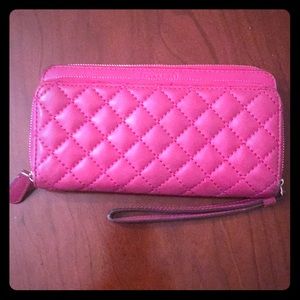 Coach wallet bright pink